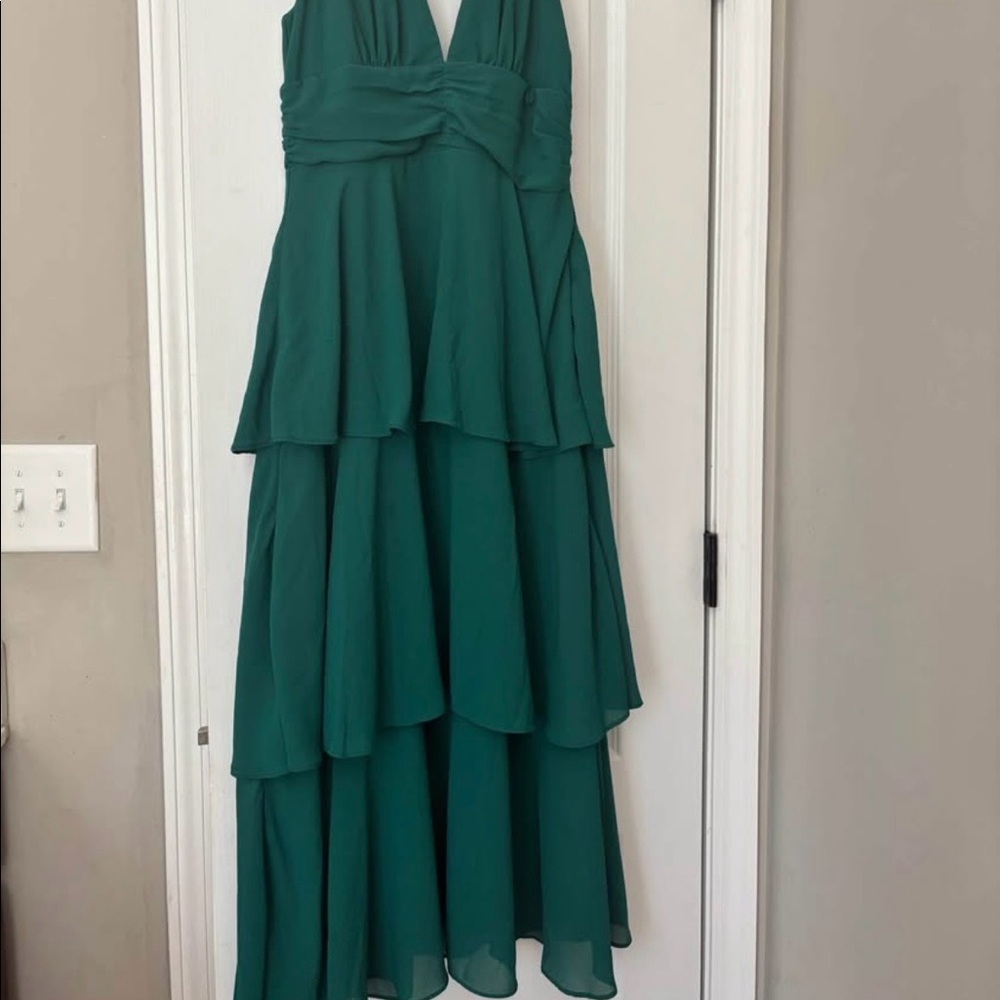 Lulus emerald green dress